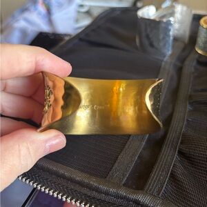 Rustic Cuff Shiny Gold Cuff Bracelet